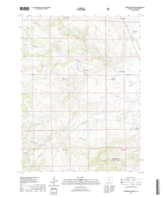 Livermore Mountain Colorado US Topo Map Image