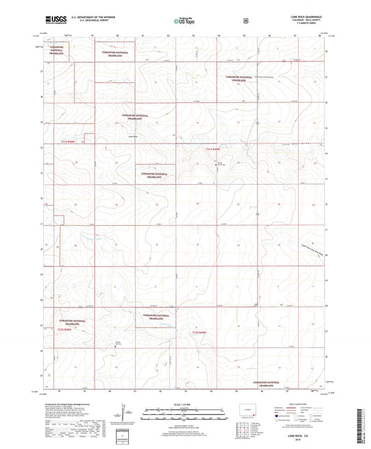 Lone Rock Colorado US Topo Map Image