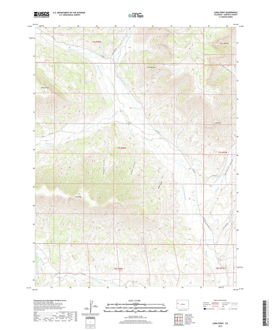 Long Point Colorado US Topo Map Image
