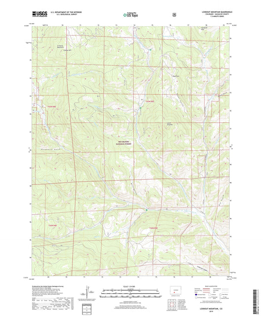 Lookout Mountain Colorado US Topo Map Image