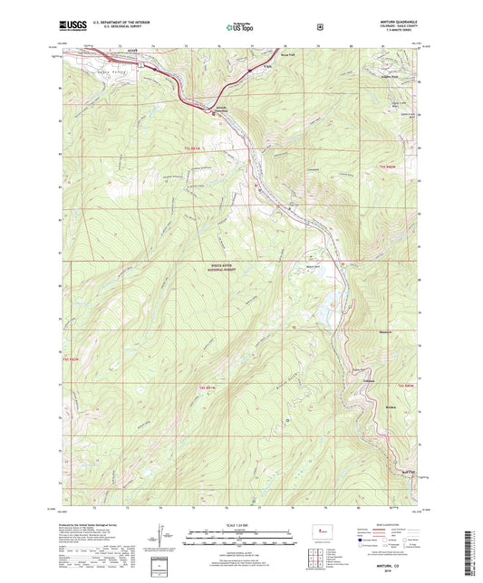 Minturn Colorado US Topo Map Image