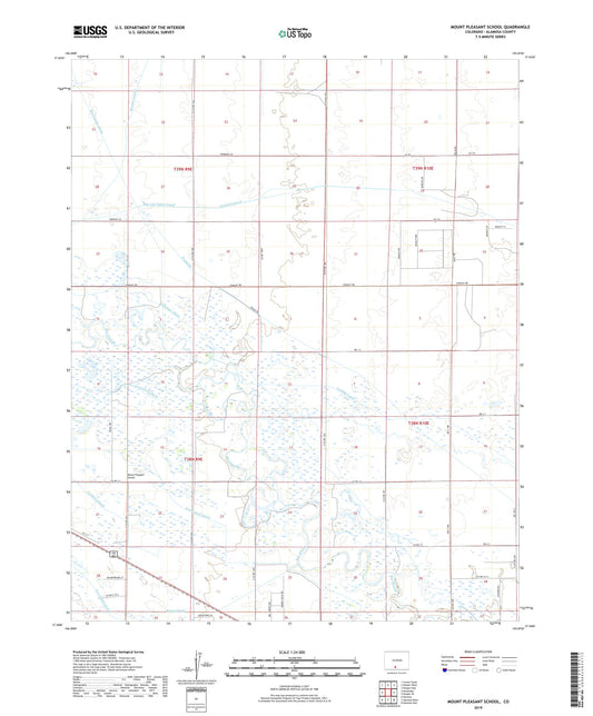 Mount Pleasant School Colorado US Topo Map Image