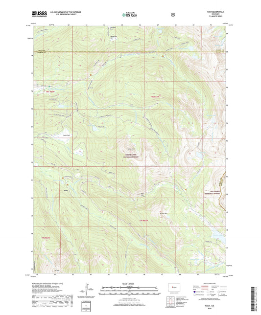 Nast Colorado US Topo Map Image