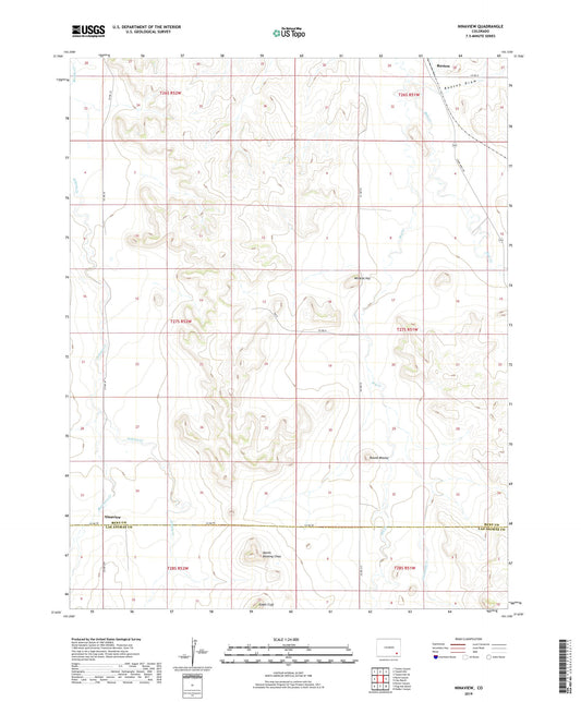 Ninaview Colorado US Topo Map Image