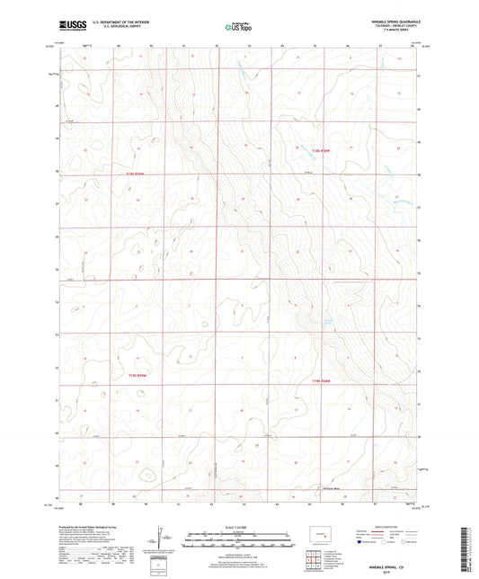 Ninemile Spring Colorado US Topo Map Image