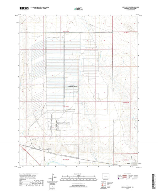 North Avondale Colorado US Topo Map Image