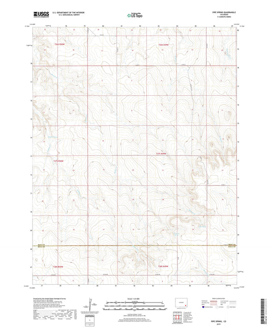 Pipe Spring Colorado US Topo Map Image