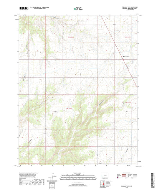 Pleasant View Colorado US Topo Map Image