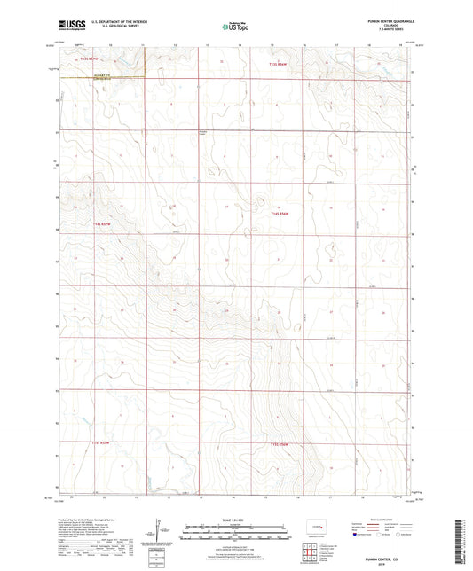 Punkin Center Colorado US Topo Map Image
