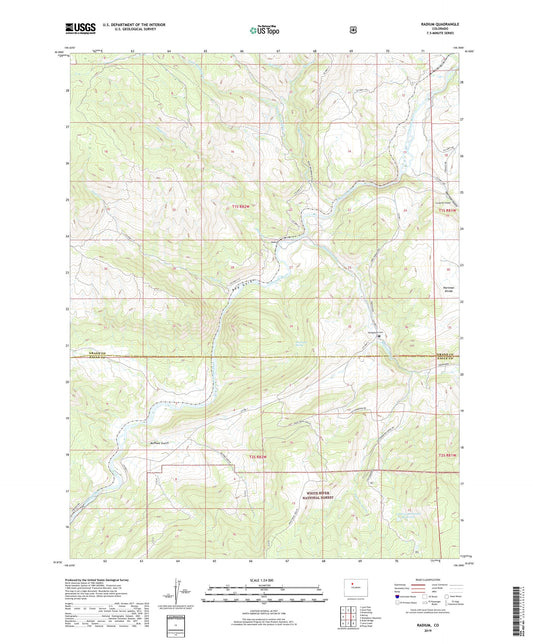 Radium Colorado US Topo Map Image