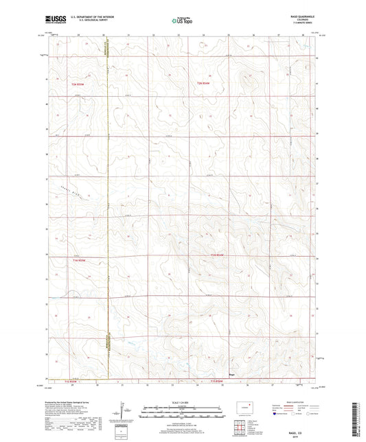 Rago Colorado US Topo Map Image