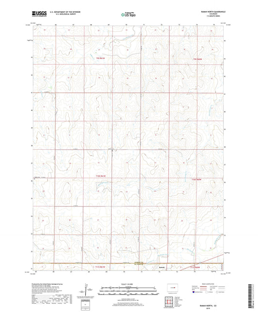 Ramah North Colorado US Topo Map Image