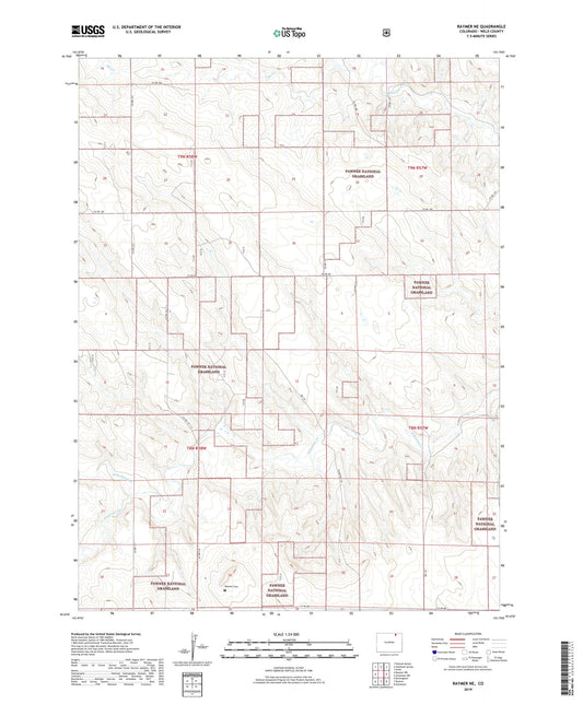 Raymer NE Colorado US Topo Map Image