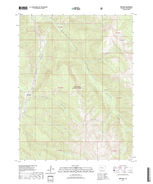 Redstone Colorado US Topo Map Image