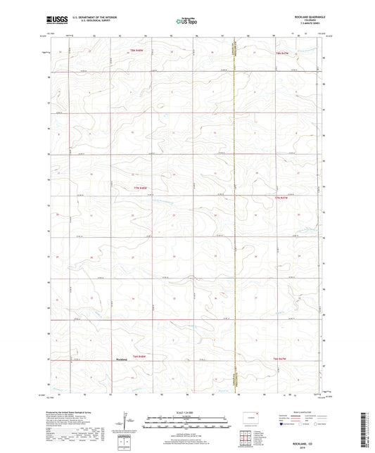 Rockland Colorado US Topo Map Image