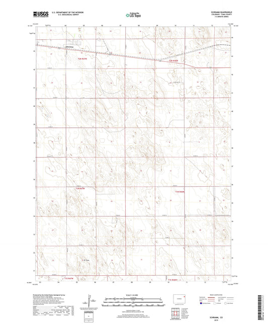 Schramm Colorado US Topo Map Image