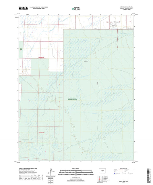 Sheds Camp Colorado US Topo Map Image