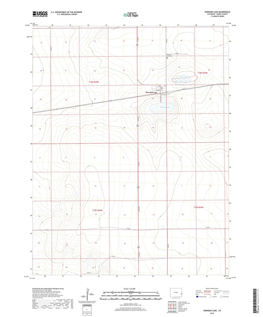 Sheridan Lake Colorado US Topo Map Image