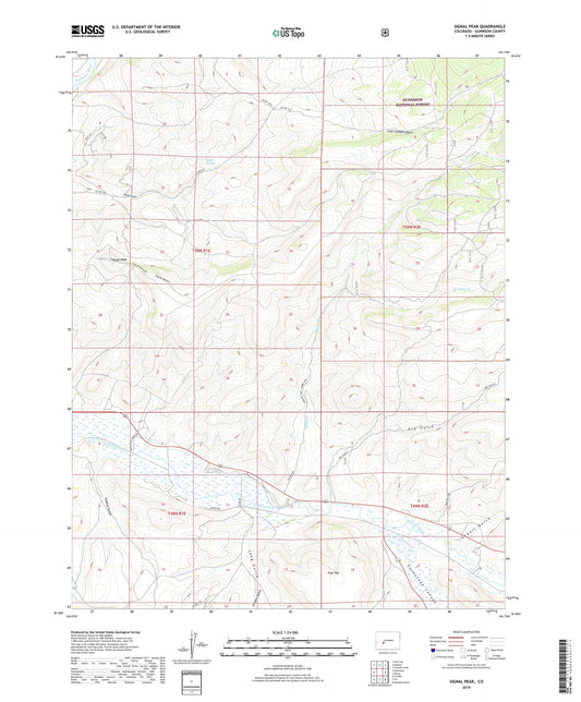 Signal Peak Colorado US Topo Map Image