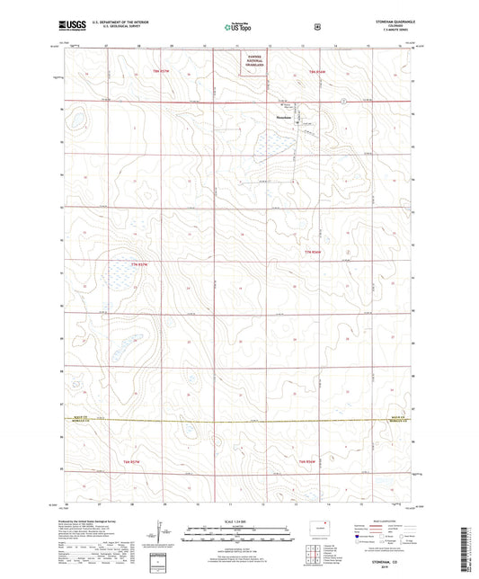 Stoneham Colorado US Topo Map Image