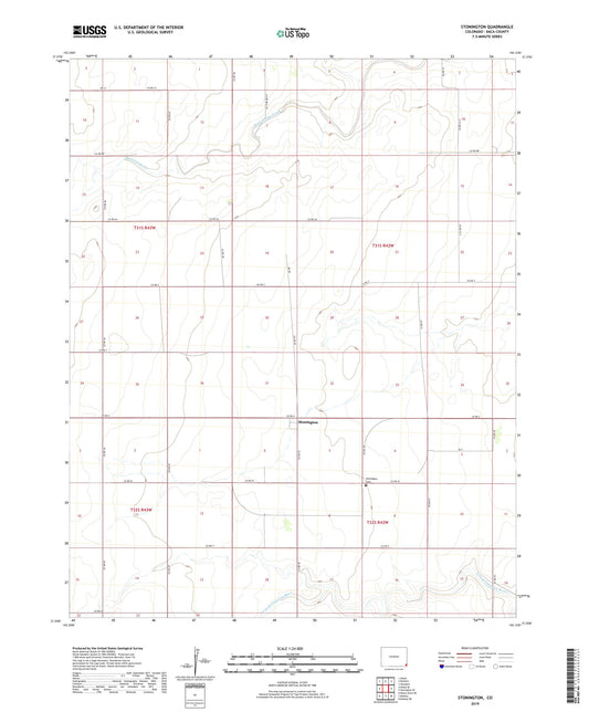 Stonington Colorado US Topo Map Image