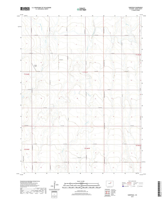 Sunnydale Colorado US Topo Map Image