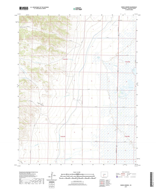 Swede Corners Colorado US Topo Map Image