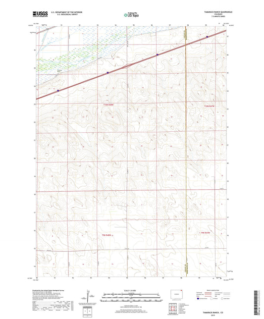 Tamarack Ranch Colorado US Topo Map Image