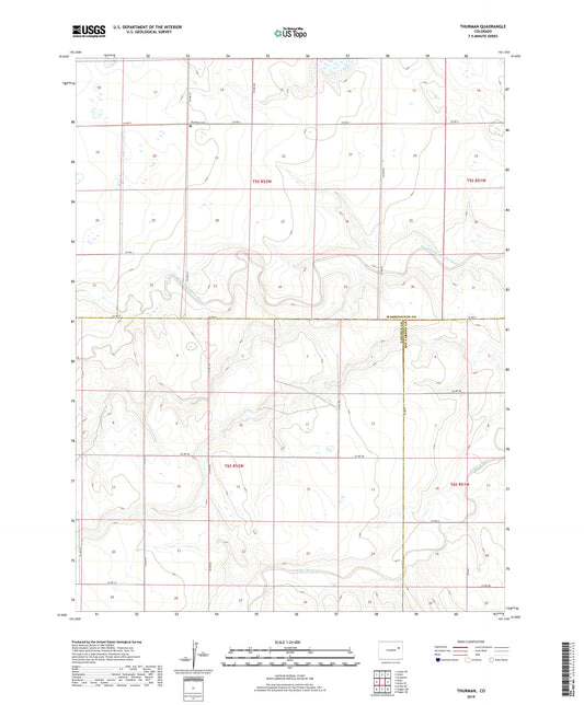 Thurman Colorado US Topo Map Image