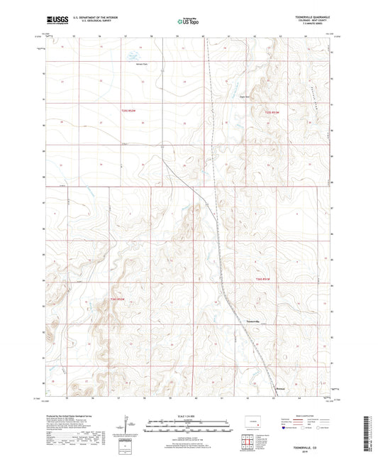 Toonerville Colorado US Topo Map Image