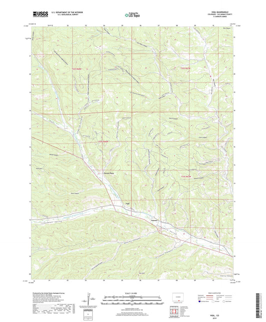 Vigil Colorado US Topo Map Image
