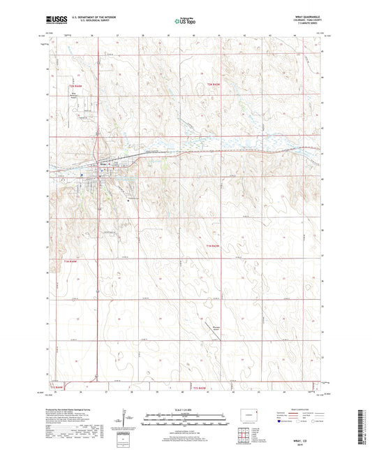 Wray Colorado US Topo Map Image