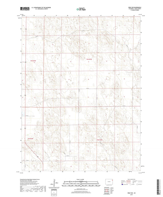 Wray NW Colorado US Topo Map Image