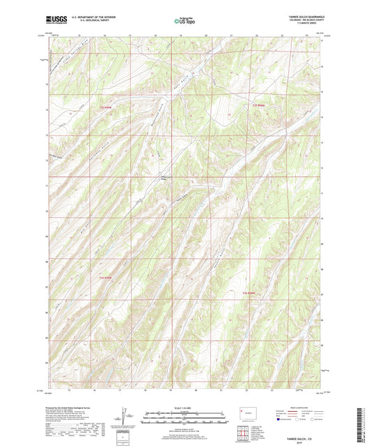 Yankee Gulch Colorado US Topo Map Image