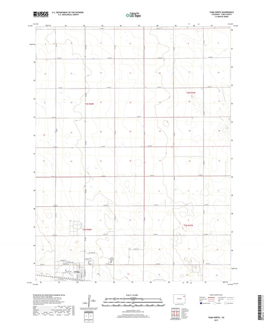 Yuma North Colorado US Topo Map Image
