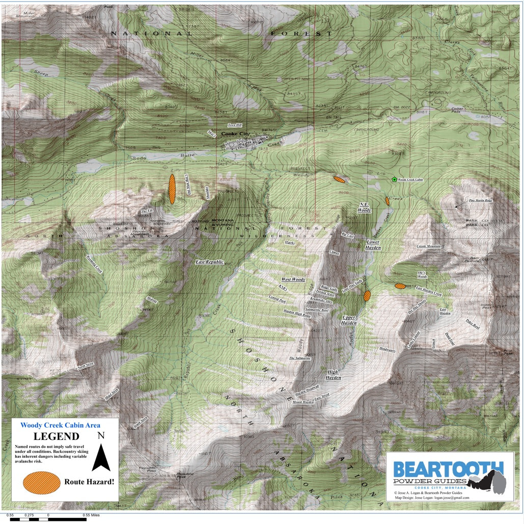 Cabin Area – MyTopo Map Store