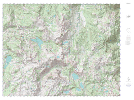 Carson Pass MyTopo Explorer Series Map Image