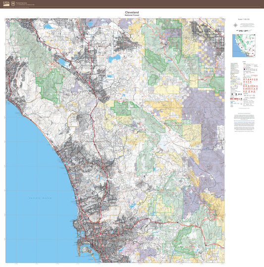 Cleveland National Forest Map
