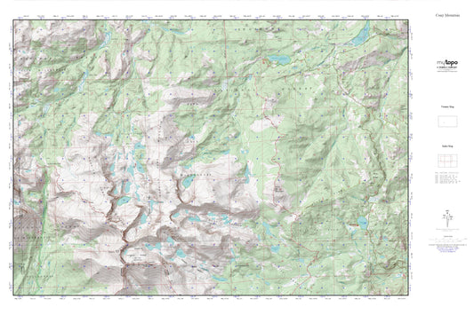 Cony Mountain MyTopo Explorer Series Map Image