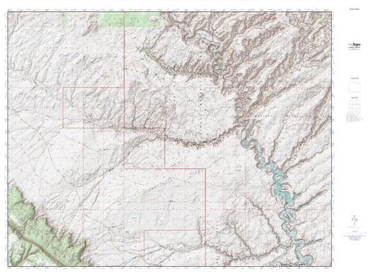 Coyote Gulch MyTopo Explorer Series Map Image