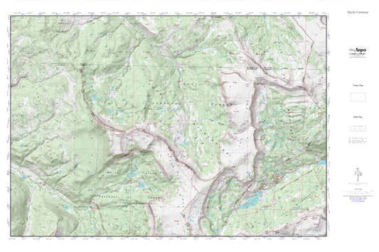 Devils Causeway MyTopo Explorer Series Map Image