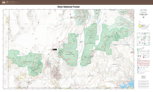 Dixie National Forest Map