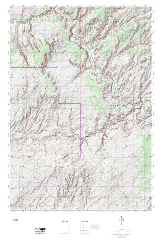 Egypt MyTopo Explorer Series Map Image