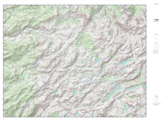 Emigrant Wilderness MyTopo Explorer Series Map Image