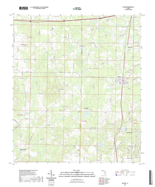 Alford Florida US Topo Map Image
