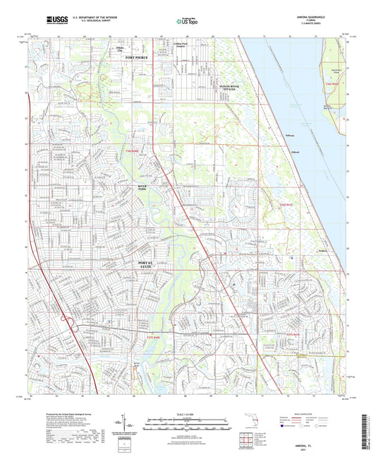 Ankona Florida US Topo Map Image