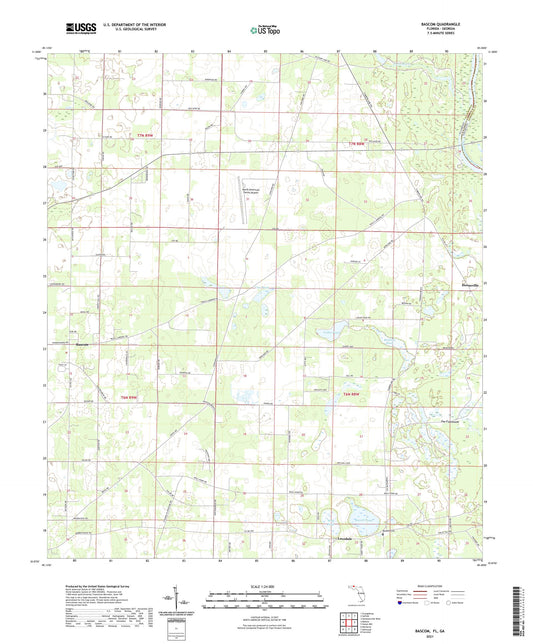 Bascom Florida US Topo Map Image