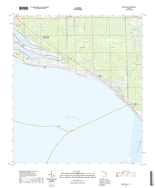 Beacon Hill Florida US Topo Map Image