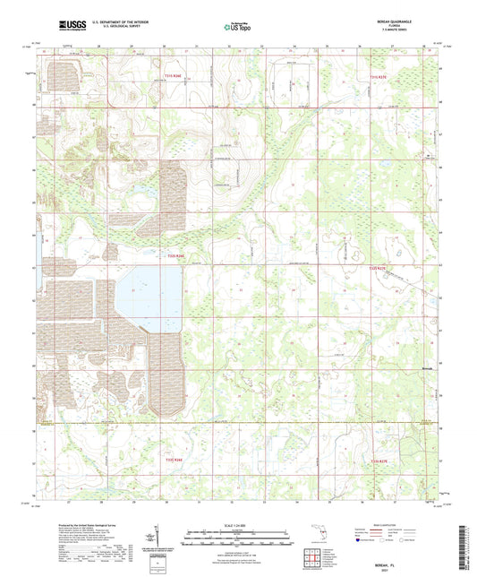 Bereah Florida US Topo Map Image