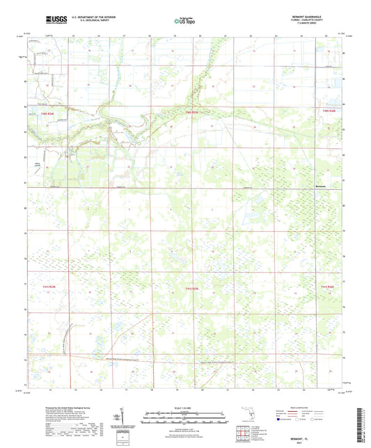 Bermont Florida US Topo Map Image